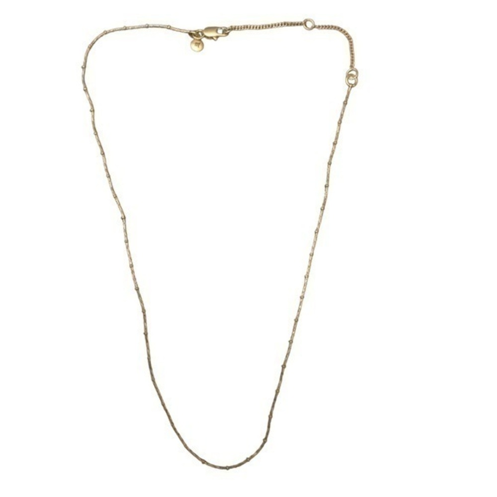 Madewell Gold Tone 18” designer necklace